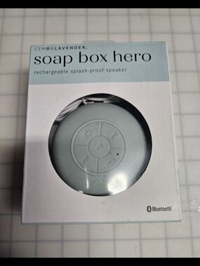 Lemon Lavender Soap Box Hero Splash Proof Bluetooth Speaker